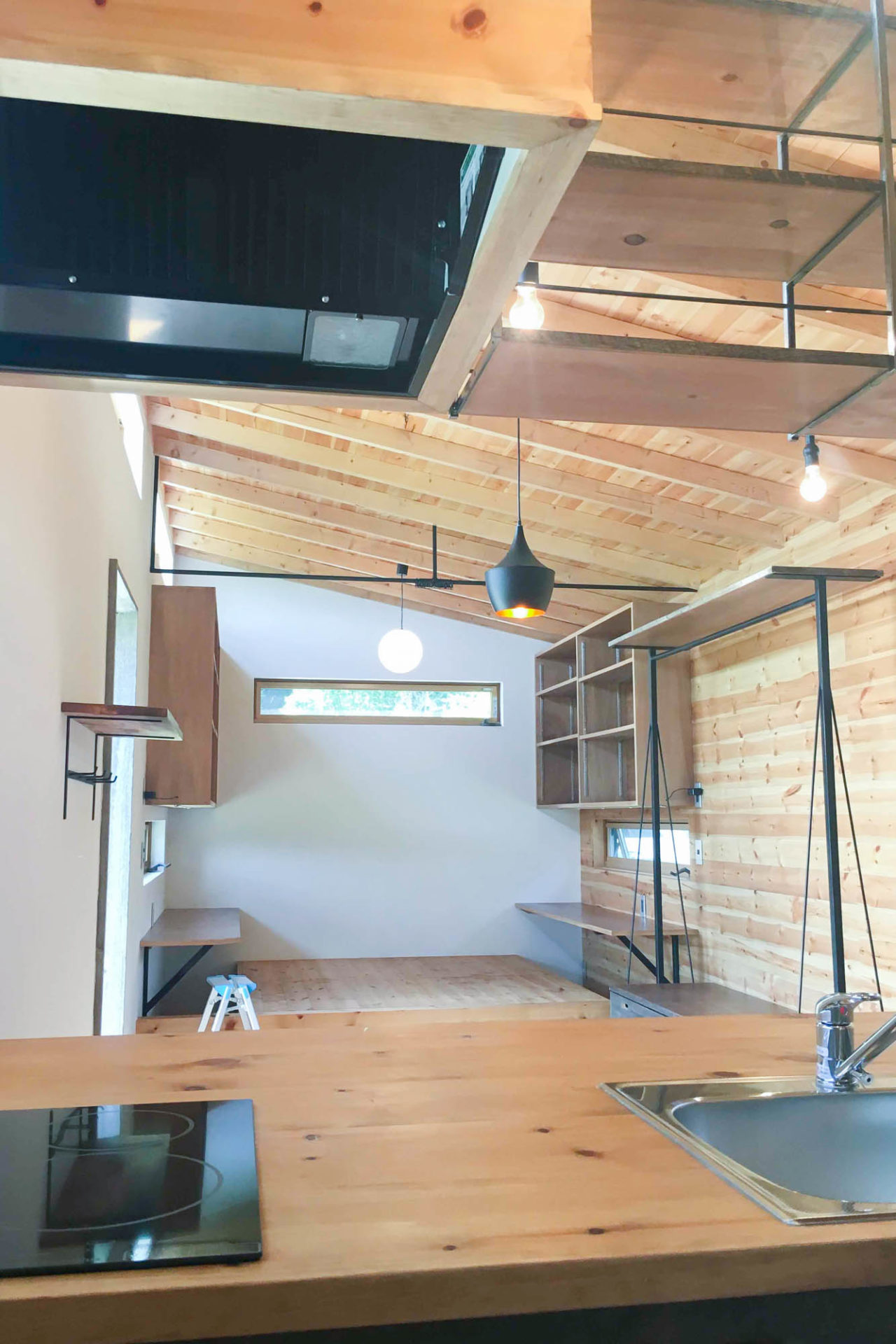 URBAN COWBOYトレーラーハウスの内観