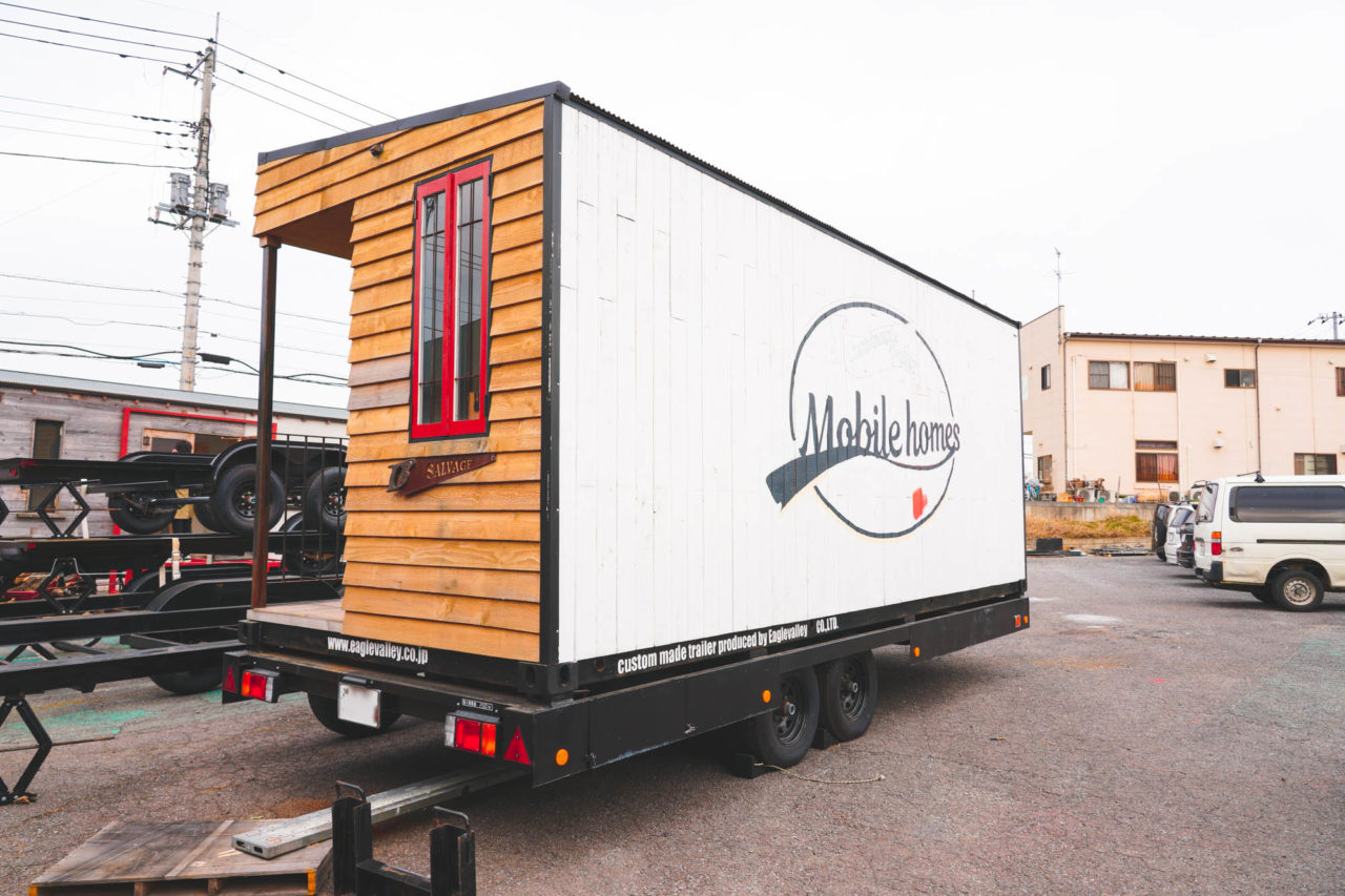 HENRIETTAトレーラーハウスの外観