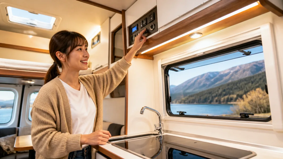 装備・設備で差がつく快適ポイント｜電装・水回り・空調を解説の解説画像