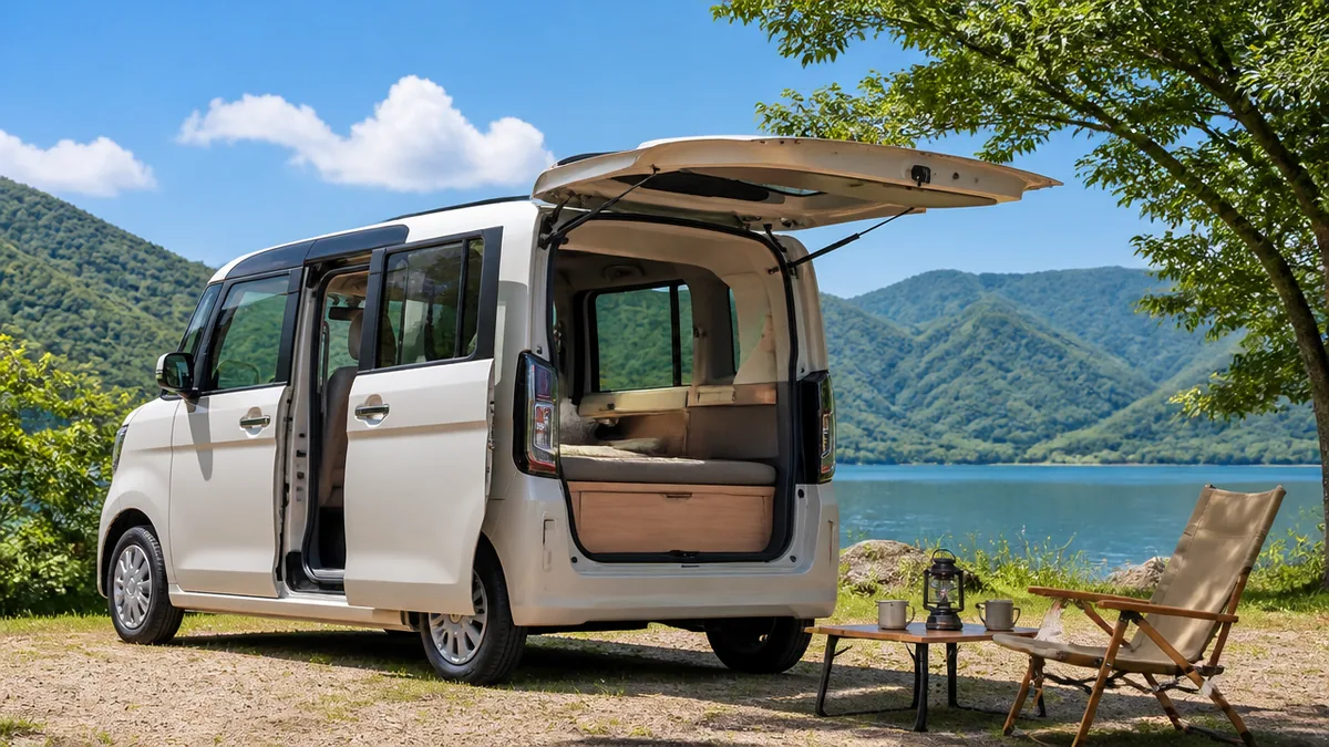 キャンピングカーNBOX完全ガイド｜軽キャンパー仕様の価格264万円〜と車中泊の実力のアイキャッチ画像