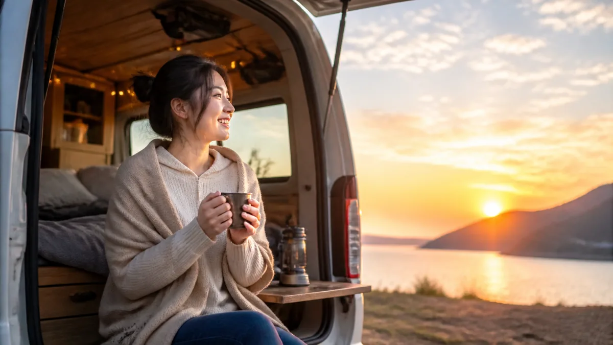 車中泊女子が増えている理由と女性ひとり旅のリアルの解説画像