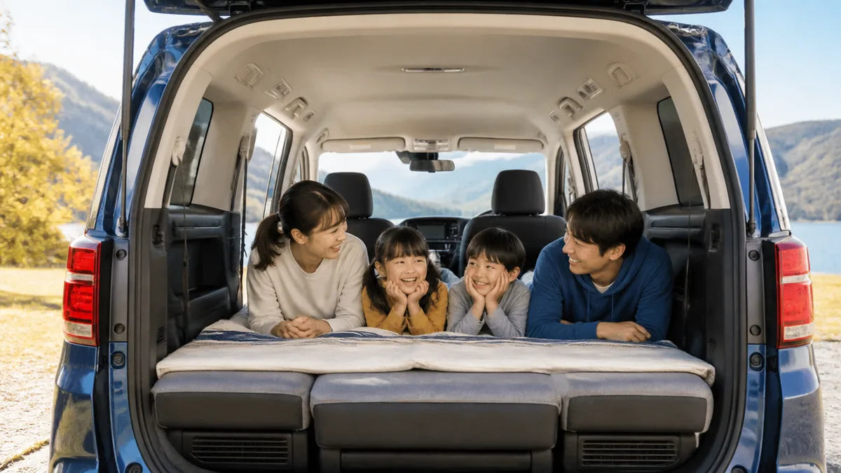 親子4人におすすめのミニバン4車種｜室内寸法で選ぶの解説画像