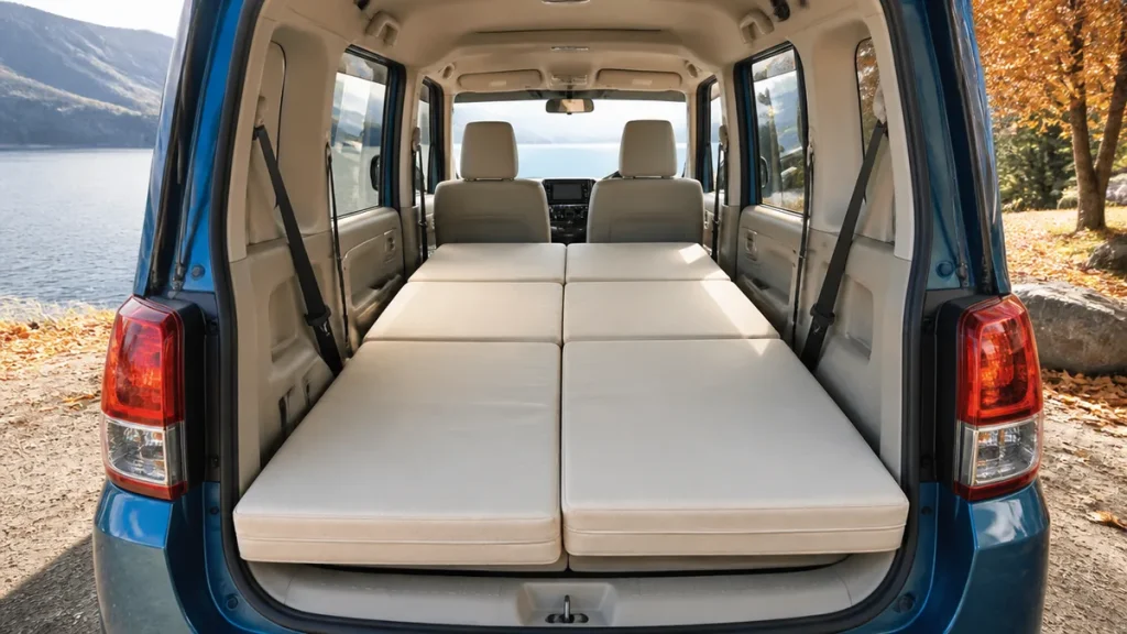 N-BOX車中泊マットはニトリで完結｜段差15cmを消す6製品を予算別に比較のアイキャッチ画像
