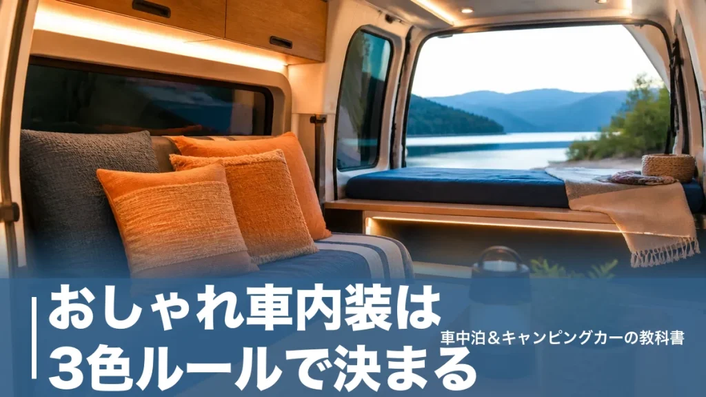 おしゃれ車内装は3色ルールで決まる｜予算5,000円から始める色・素材・照明術のアイキャッチ画像