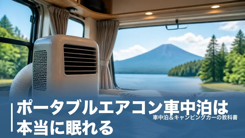 ポータブルエアコン車中泊は本当に眠れる？おすすめ5機種と電源容量の落とし穴のアイキャッチ画像