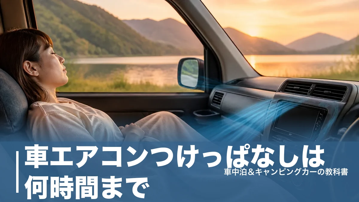 車エアコンつけっぱなしは何時間まで?ガソリン代と一酸化炭素中毒の落とし穴を解説のアイキャッチ画像