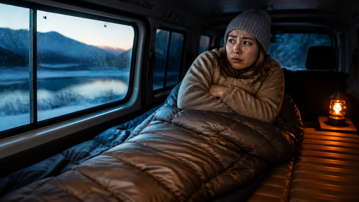 氷点下の車内で人はなぜ眠れないのか｜寒さ以外に潜む3つの危険の解説画像