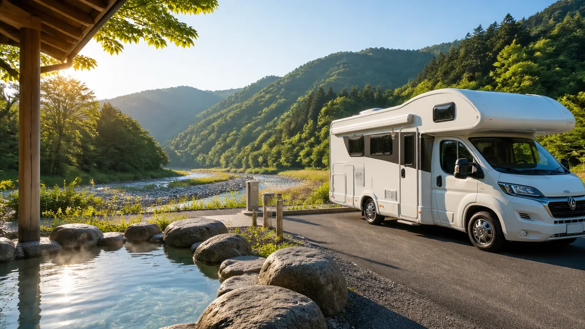 RVパークHESTA板取川温泉はどんな車中泊スポット?基本情報と魅力の解説画像