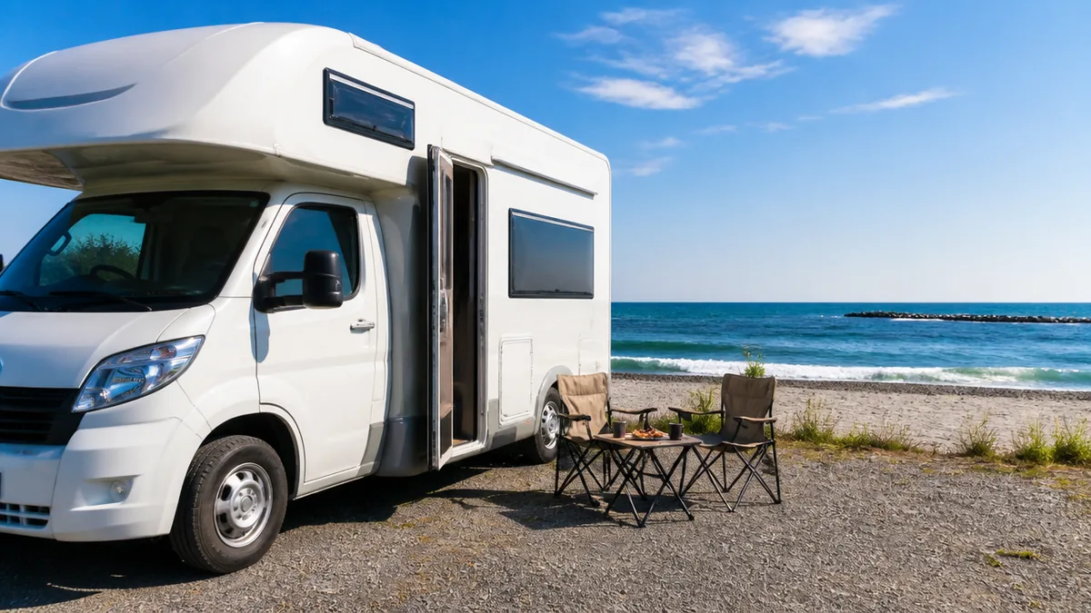 RVパークランドポートAjigaura完全ガイド｜海徒歩30秒・温泉3分の車中泊スポットのアイキャッチ画像