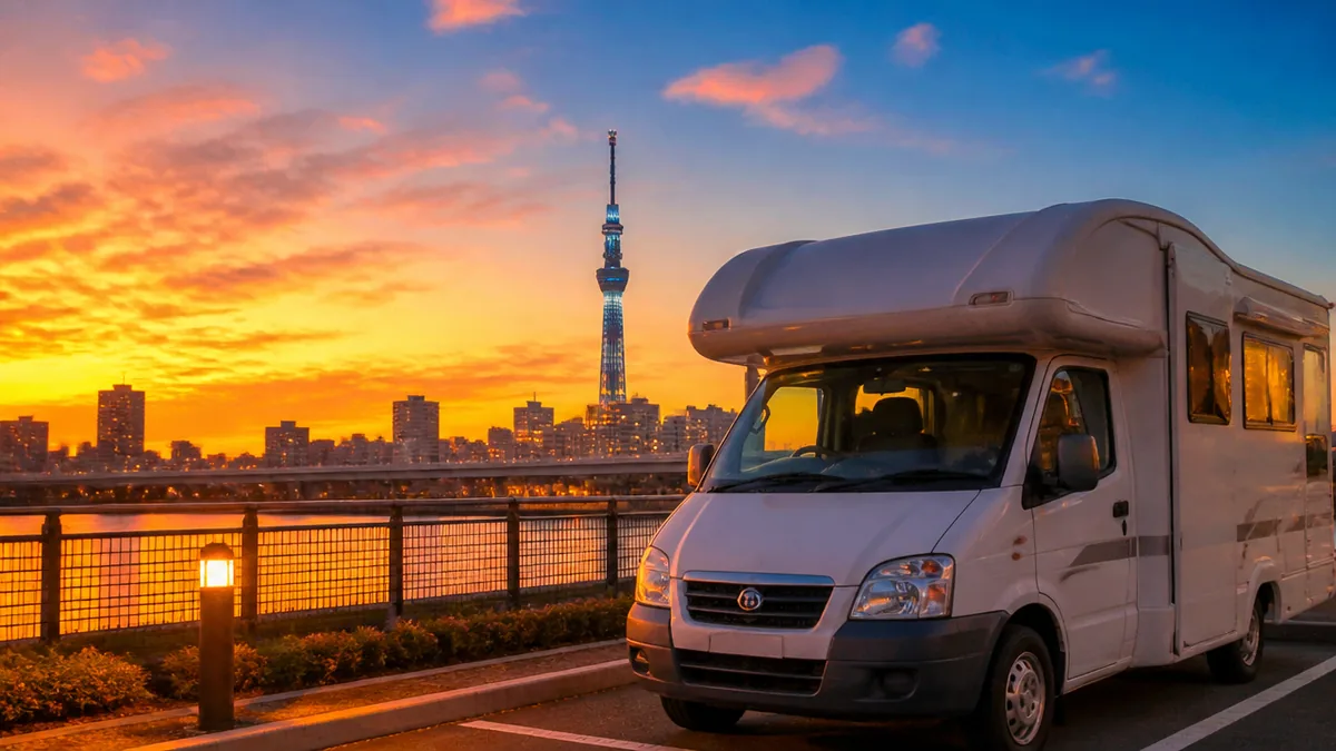 東京車中泊はどこでできる?都内で泊まれる場所の3タイプの解説画像
