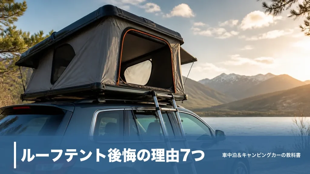 ルーフテント後悔の理由7つ｜75kgの重さと1,550mm制限の落とし穴のアイキャッチ画像