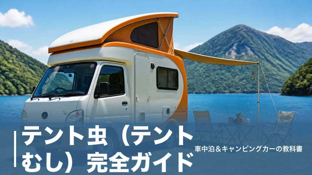 テント虫（テントむし）完全ガイド｜価格324万円〜と全長3,390mmで4名就寝の実力のアイキャッチ画像
