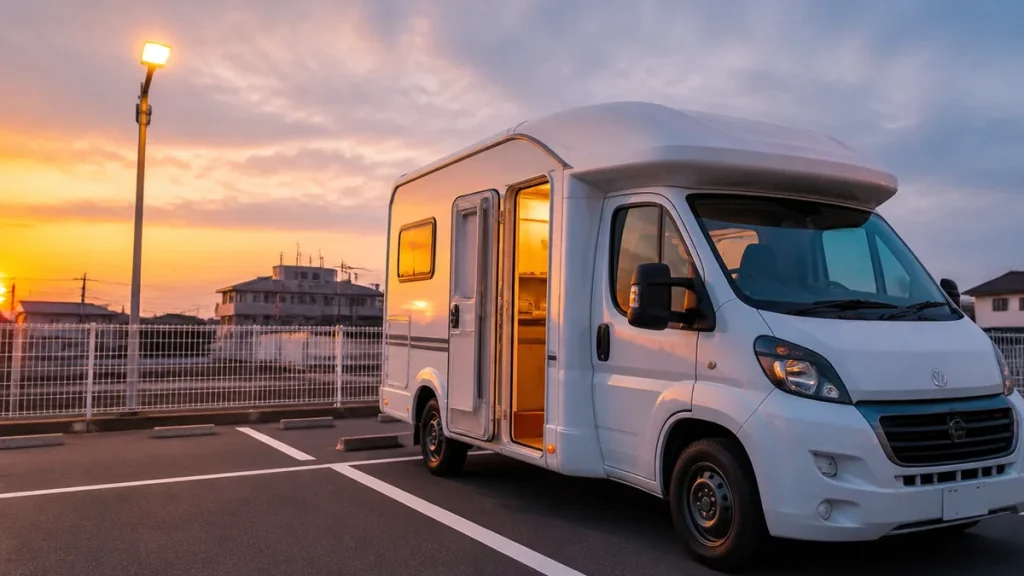 コインパーキング車中泊は本当に安全？48時間ルールと料金の落とし穴を解説のアイキャッチ画像