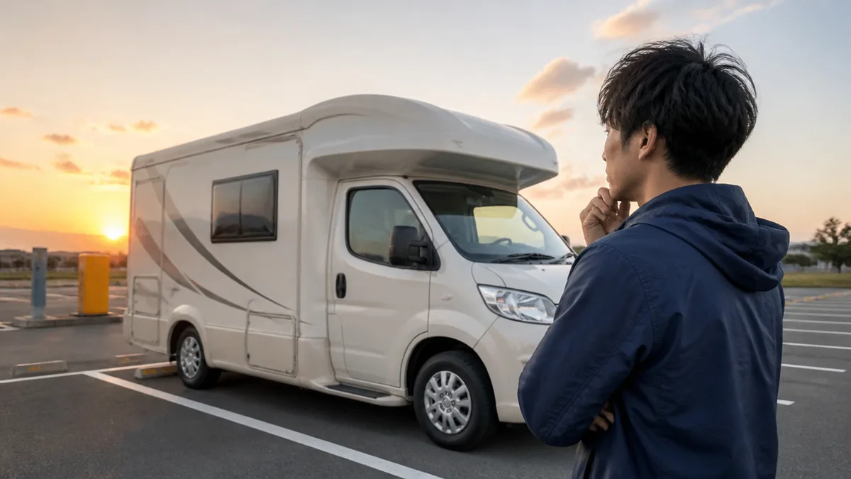 コインパーキング車中泊はそもそもOK?違法かどうかの結論の解説画像
