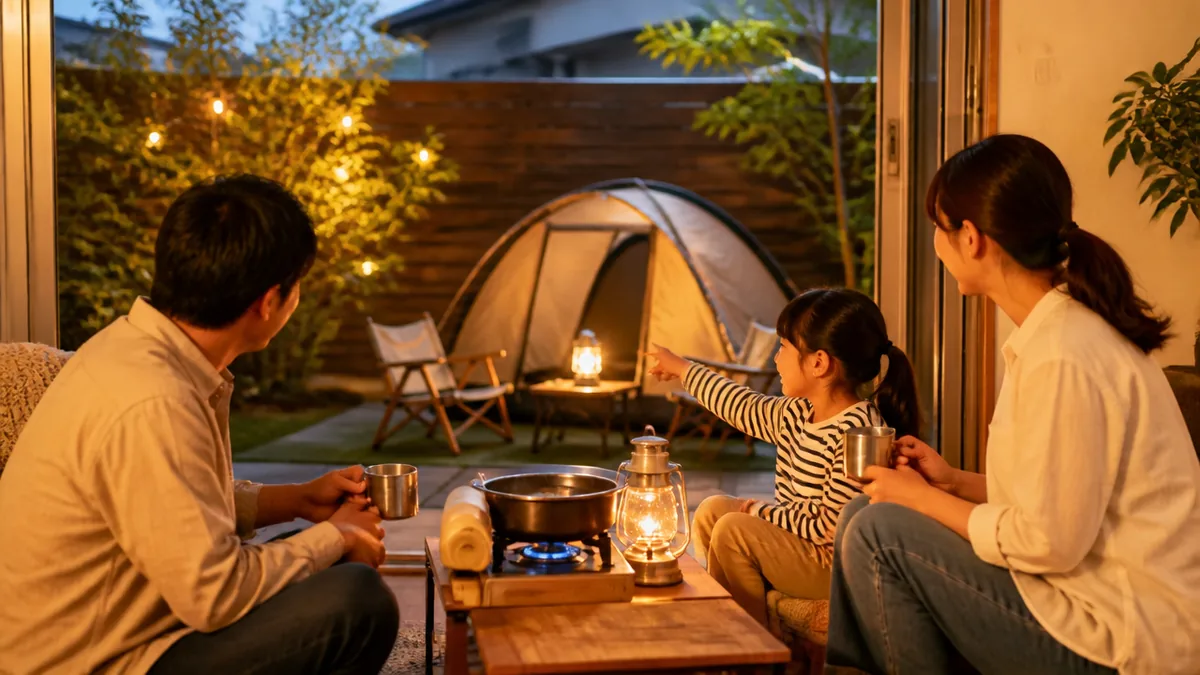 お家でキャンプが定着した理由｜外キャンプとの決定的な違いの解説画像