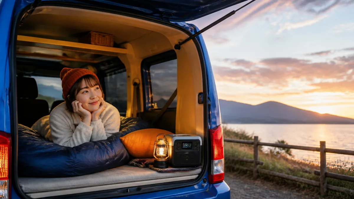 「テントより車のほうが安全でラク」その考え方はどこから来たかの解説画像