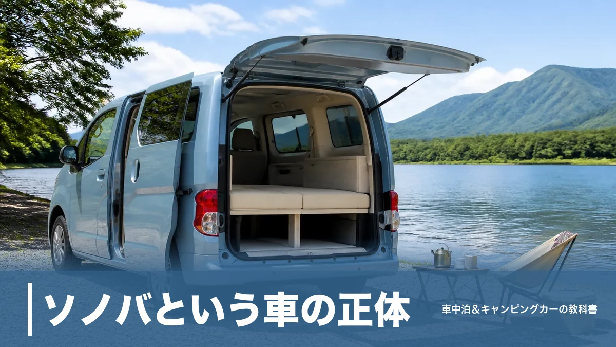 ソノバという車の正体｜468万円のNV200ベース車で車中泊まで完結する理由のアイキャッチ画像