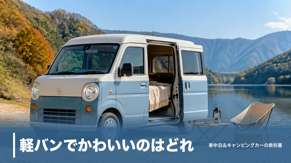 軽バンでかわいいのはどれ？現行7車種を色と荷室寸法で徹底比較のアイキャッチ画像