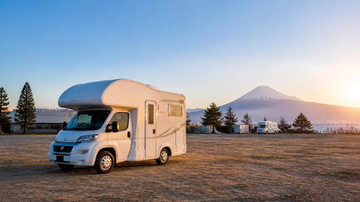 トライアルパーク蒲原とは？高校のグラウンド跡が車旅の拠点に変わった場所の解説画像