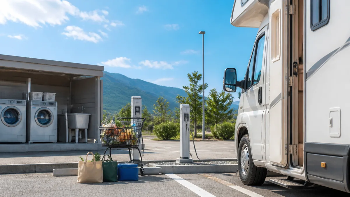 パーク七里御浜のRVパークは「買い物ごと完結する」車中泊拠点の解説画像